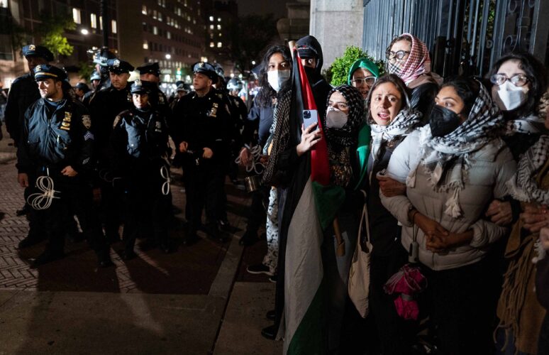 The NYPD swarmed Columbia University, retaking Hamilton Hall from a group of pro-Palestine protesters and clearing out a nearby protester encampment.