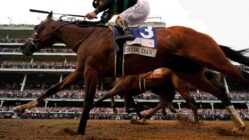 The 150th Kentucky Derby ended in a photo finish on Saturday, with three horses crossing the wire neck-and-neck before Mystik Dan claimed victory.