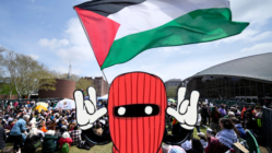 Pro-Palestine protests are portrayed as organic and grassroots, but "resistance literature" distributed among activists proves that the effort is coordinated.