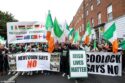 Protesters gathered in Dublin, Ireland to denounce the government’s immigration policies, which threaten to make native Irishmen a minority in their homeland.