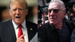 Biden campaign surrogates including Robert De Niro held a press conference at the Manhattan courthouse where Donald Trump is concluding his hush money trial.