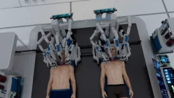 Biotech company BrainBridge released a video demonstrating their AI “head transplant” system, an apparatus that can swap a human head onto a different body.