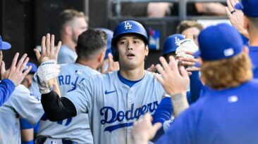A bat boy for the LA Dodgers saved star pitcher Shohei Ohtani from being hit in the face by a speeding foul ball with an amazing catch Wednesday night.