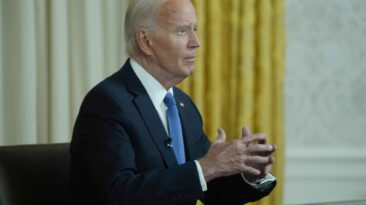 Joe Biden gave a televised address from the Oval Office explaining his decision to withdraw from the presidential race and "pass the torch" to Kamala Harris.