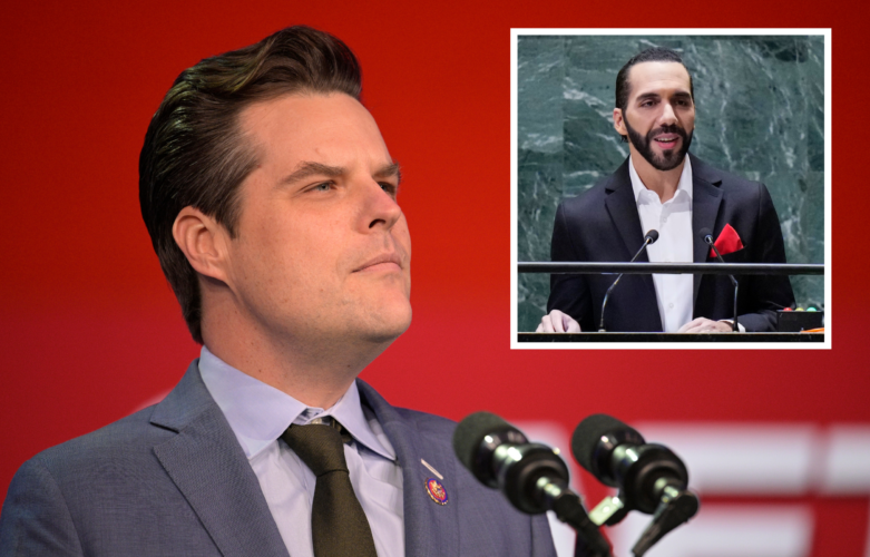 Rep. Matt Gaetz (R-FL) announced the creation of a bipartisan Congressional El Salvador Caucus following the country's recovery under President Nayib Bukele.