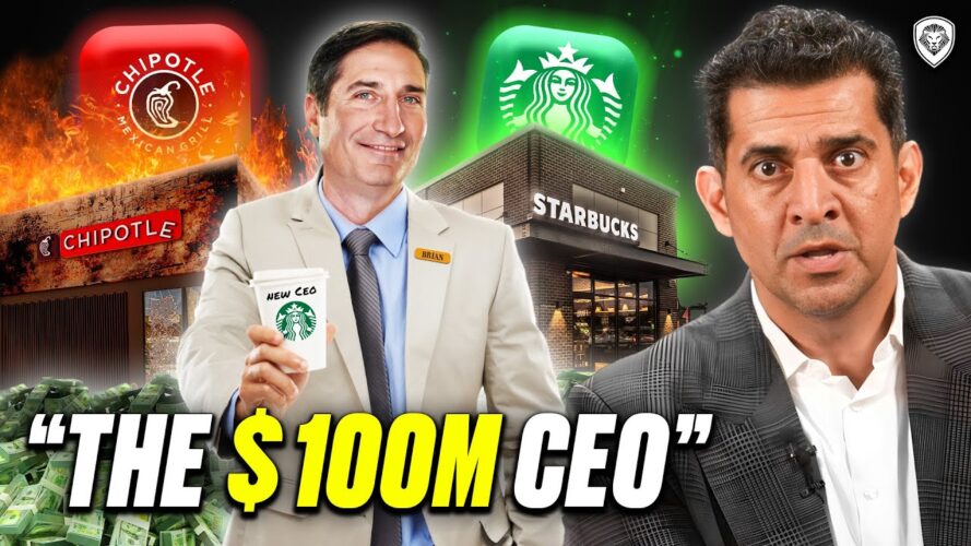 In this video, Patrick Bet-David explains why Starbucks paid $100M to steal Chipotle CEO Brian Niccol. Learn about the strategic business move that shocked the industry!