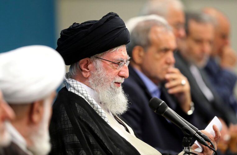 Ayatollah Ali Khamenei has expressed a cautious openness to renewed negotiations with the United States regarding Iran 's advancing nuclear program.