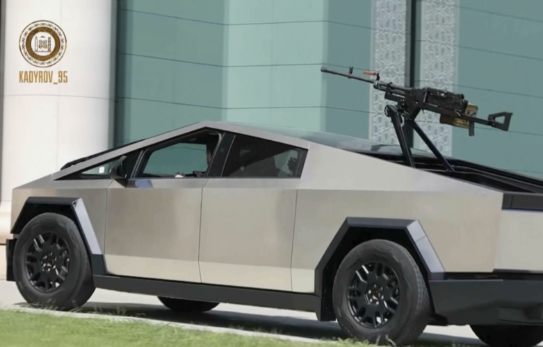Chechen leader Ramzan Kadyrov claims Elon Musk sent him a Tesla Cybertruck equipped with a machine gun turret—a boast the Tesla CEO mockingly denies.