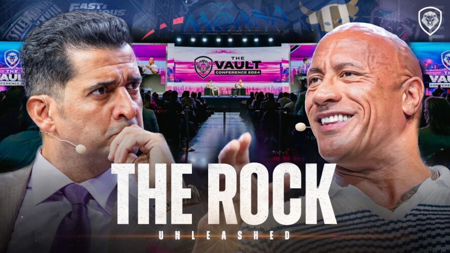 During the sold-out 2024 Vault Conference in Palm Beach, Florida, Patrick Bet David sat down with Dwayne Johnson, aka "The Rock," for an exclusive interview.