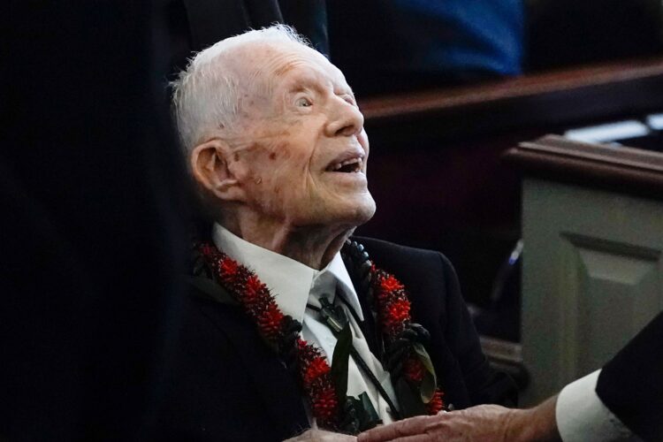 Former President Jimmy Carter, who celebrated his 100th birthday at the beginning of the month, cast his ballot for Kamala Harris by mail in Georgia.