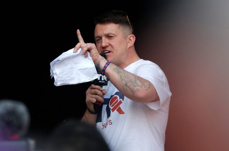 Far-right British activist Tommy Robinson has been sentenced to 18 months in prison in the UK for contempt of court over libelous claims about a Syrian refugee.