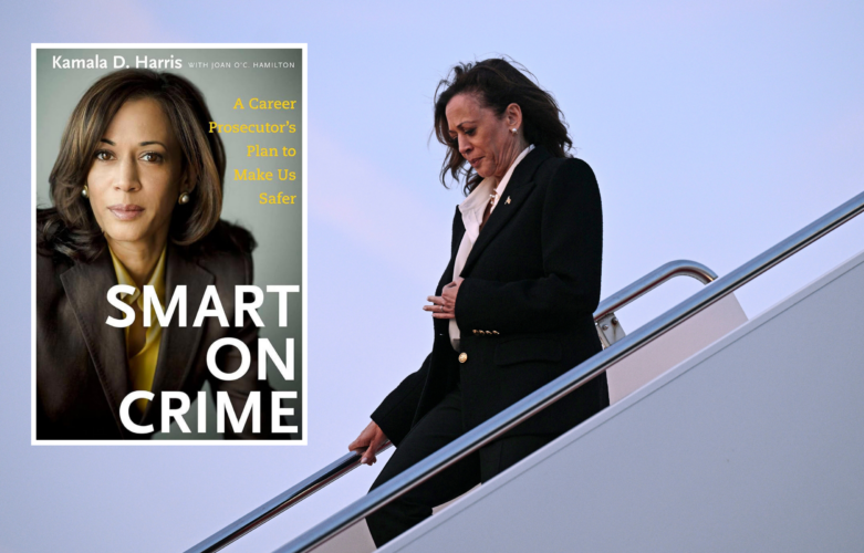 Kamala Harris faces allegations of plagiarism in her book "Smart on Crime," with activist Christopher Rufo claiming she copied sections straight from Wikipedia.