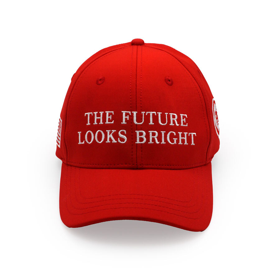 The Future Looks Bright Red Election Snapback hat