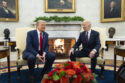 Donald Trump and Joe Biden met in the Oval Office to discuss their transition of power, exchanging surprisingly cordial remarks in front of the press.