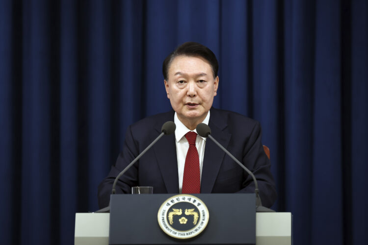 South Korean President Yoon Suk Yeol declared martial law, citing a need to protect the nation from“North Korean communist forces” within the opposition party.