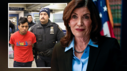 New York Gov. Cathy Hochul boasted about her efforts to make the NYC subway system safer hours after an illegal immigrant set a female subway passenger on fire.