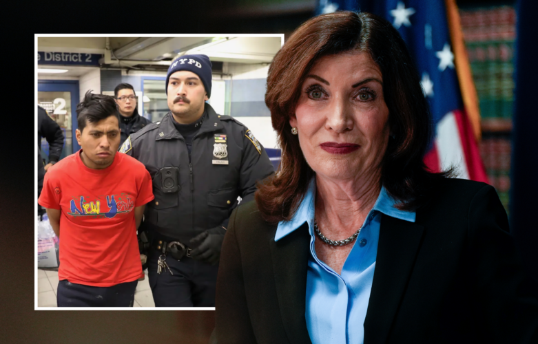 New York Gov. Cathy Hochul boasted about her efforts to make the NYC subway system safer hours after an illegal immigrant set a female subway passenger on fire.