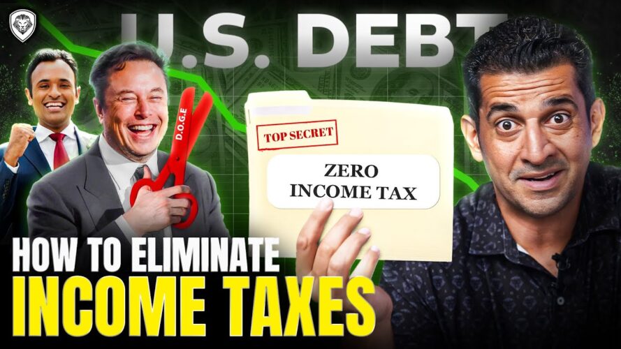 In this video, Patrick Bet-David lays out a proposal for how the DOGE led by Elon Musk and Vivek Ramaswamy could potentially eliminate the federal income tax.