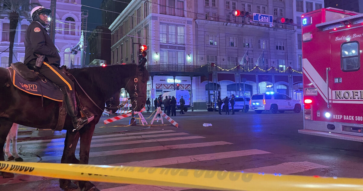 New Year's festivities in New Orleans erupted into chaos when a man rammed his pickup truck into a crowd on Bourbon Street, leaving 10 dead and dozens more injured.