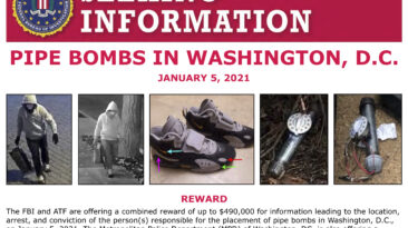The FBI released new video footage of the suspect who planted pipe bombs outside the DNC and RNC headquarters the night before the January 6 Capitol riot.