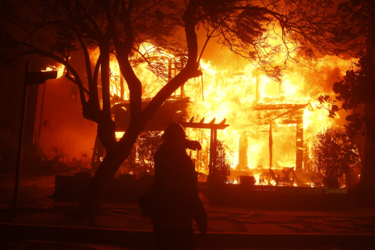 A wildfire in Pacific Palisades, Los Angeles, led to an evacuation and a state of emergency declared for the area as first responders fought back the flames.