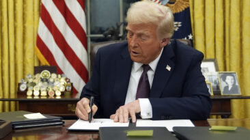 New President Donald Trump began the first day of his second term with a flurry of executive orders, delivering on promises made in his inaugural address.