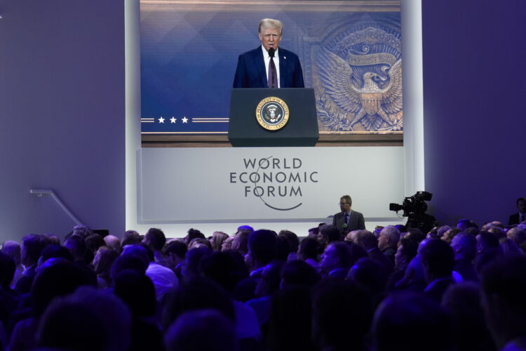 Donald Trump laid out his "Make in America" initiative at the WEF, offering lower taxes to companies manufacturing in the US and threatening tariffs on imports.