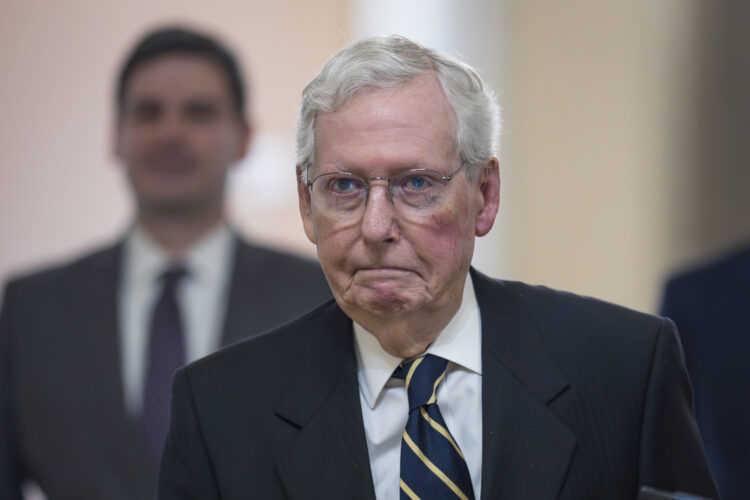 Senate Minority Leader Mitch McConnell announced that he will not seek reelection in 2026, marking the end of a 40-year Senate career that began in 1984.