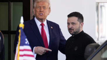 President Trump ordered a temporary suspension of military aid to Ukraine following last week's contentious meeting with Ukrainian President Volodymyr Zelensky.