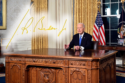 The Heritage Foundation claims that official documents signed by Joe Biden utilized identical autopen signatures, raising concerns about his actual involvement.