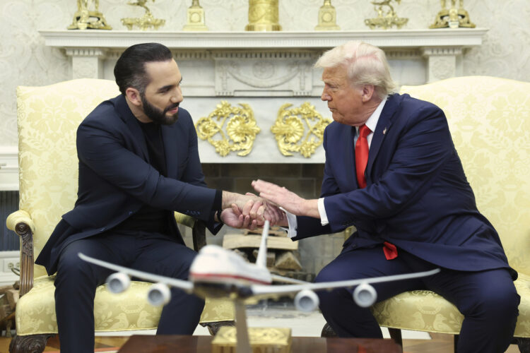 Donald Trump hosted El Salvador’s Nayib Bukele at the White House, reinforcing the controversial alliance centered on immigration enforcement and deportations.