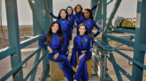 An all-female crew launched into suborbital space aboard Blue Origin's New Shepard NS-31, marking the first-ever multiperson spaceflight without male passengers