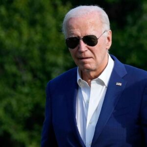 President Joe Biden told Congressional Democrats that he has no intention to comply with calls for him to resign, and said it is time for the drama to “end.”