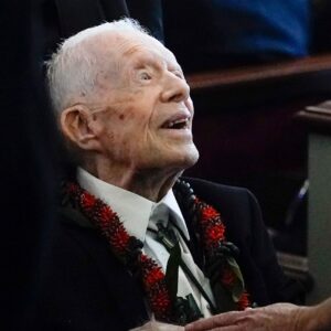 Former President Jimmy Carter, who celebrated his 100th birthday at the beginning of the month, cast his ballot for Kamala Harris by mail in Georgia.