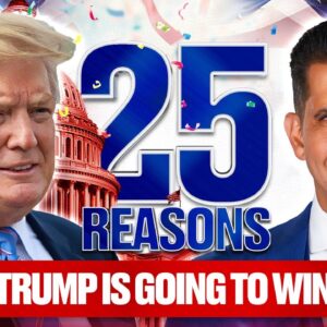 Key indicators are pointing to a victory for Donald Trump, and Patrick Bet-David is here to break down the 25 biggest signs of a Trump 2024 election victory.