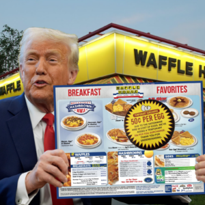 Waffle House has introduced a temporary surcharge of 50 cents per egg in response to ongoing egg shortages caused by bird flue outbreaks across the US.