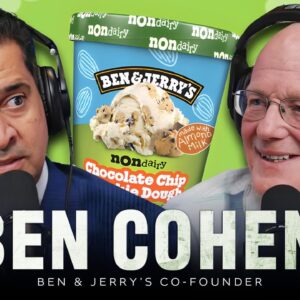 In this episode of the PBD Podcast, Ben Cohen, co-founder of Ben & Jerry’s, joins Patrick Bet-David to discuss his journey from ice cream mogul to activist.